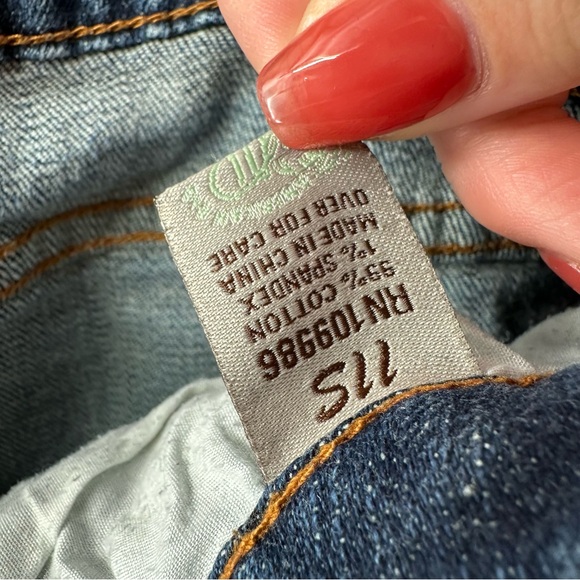 American Rag Vintage Y2K Bootcut Jeans – Low Rise, Medium/Dark Wash, Size 11S - Picture 10 of 10